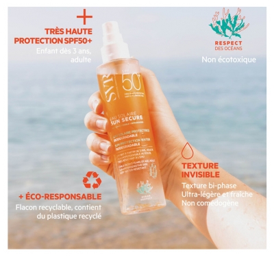 SVR Sun Secure Eau Solaire Protectrice Biodégradable SP50+ 200 ml