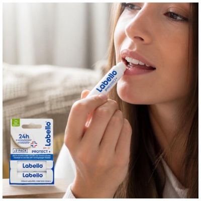 Labello Protect+ Lip Sticks SPF15 Set van 2 x 4,8 g