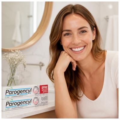 Parogencyl Gum Health White 2 x 75 ml iepakojums