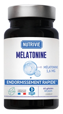 Nutrivie Melatonin Einschlafen 60 Kapseln