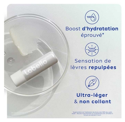 Labello Baume à Lèvres Hydratant Hyaluron 4,8 g