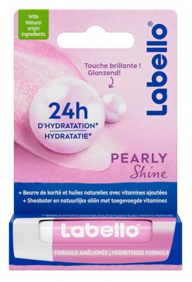 „Labello“ drėkinantis lūpų balzamas „Pearly Shine“ 4,8 g