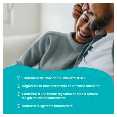 N2 Natural Nutrition Symbiotics 150 Probiotiques Prébiotiques et Zinc 60 Capsules