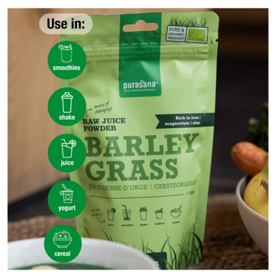 Purasana Organic Barley Grass Juice Powder 200g