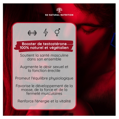 N2 Natural Nutrition Testosterone Booster 90 Capsules