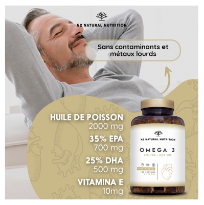 N2 Natural Nutrition Omega 3 120 Capsules
