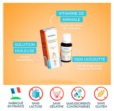 Nutri&Co Vitamine D3 15 ml