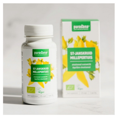 Purasana Sint-Janskruid Biologisch 120 Capsules