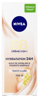Nivea Krem BB 5w1 Nawilżenie 24H SPF15 50 ml