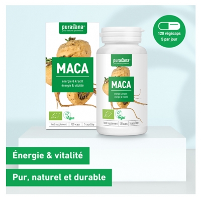 Purasana Maca Bio 120 Gélules
