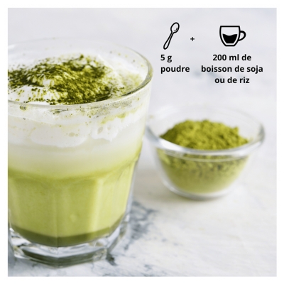 Purasana Latté Matcha x Moringa Bio 120 g