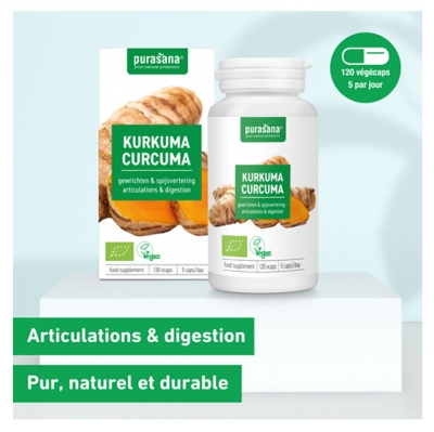Purasana Curcuma Bio 120 Gélules