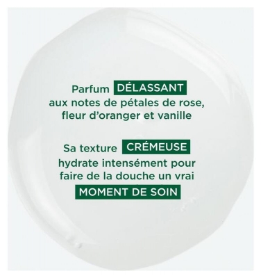 Klorane Crème Douche Nutritive au Cupuaçu Bio Lait de Rose 200 ml