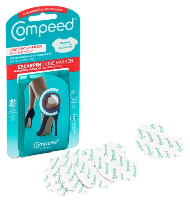 Compeed Náplasti na puchýře na vysoké podpatky 5 náplastí