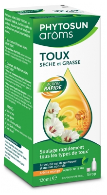 Phytosun Arôms Jarabe Para la tos Seco y Graso 120 ml