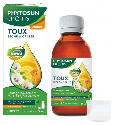 Phytosun Arôms Jarabe Para la tos Seco y Graso 120 ml