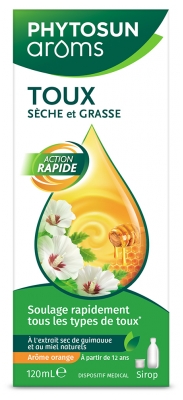 Phytosun Arôms Sirupas nuo sauso ir drėgno kosulio 120 ml