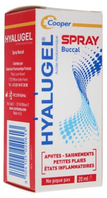 Hyalugel Suusuihke 20 ml