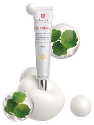 Erborian CC Cremă cu Centella SPF30 15 ml - Tentă: Caramel