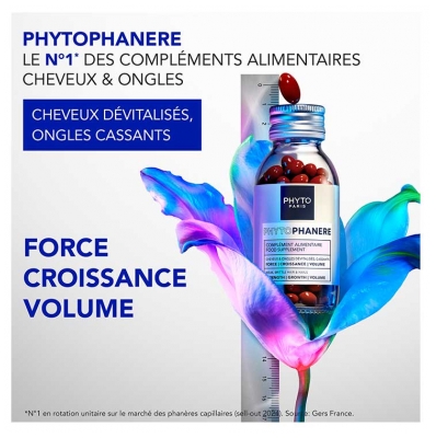 Phyto Phytophanère Cheveux et Ongles 4 Mois de Traitement 240 Capsules