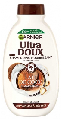Garnier Ultra Doux Shampoo Nutriente per Capelli da Secchi a Molto Secchi 400 ml
