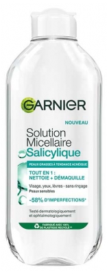 Garnier Salicylsyra Micellärvatten Allt-i-ett 400 ml