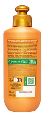 Garnier Ultra Doux Crème de Soin 2en1 Huiles Merveilleuses Nutrition Brillance 200 ml