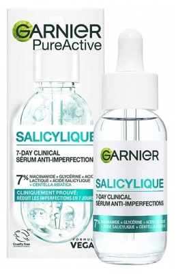 Ser Anti-Impurități Garnier PureActive cu Acid Salicilic 30 ml