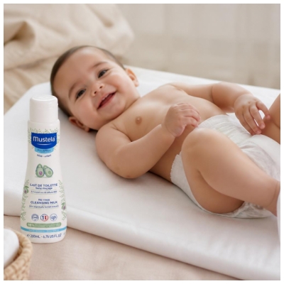 Mustela Mleko za čiščenje brez izpiranja 200 ml