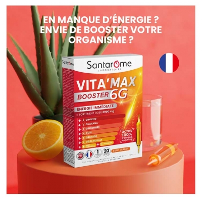 Santarome Vita'Max Booster 6G 20 Ampoules