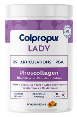Colpropur Dama Hueso Piel Articulaciones 327,5 g - Sabor: Melocotón