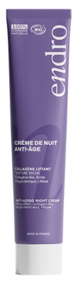 Endro Crème De Nuit Anti-Âge Bio 50 ml