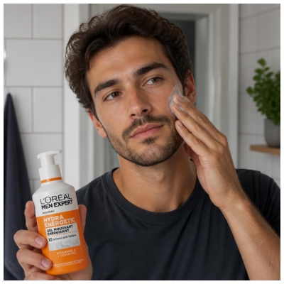 L'Oréal Paris Men Expert Hydra Energetic Gel Espumoso Energizante 260 ml