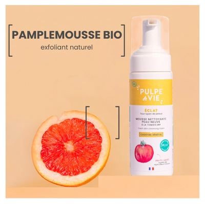Pulpe de Vie Mousse Nettoyante Visage Frimousse Bio 125 ml