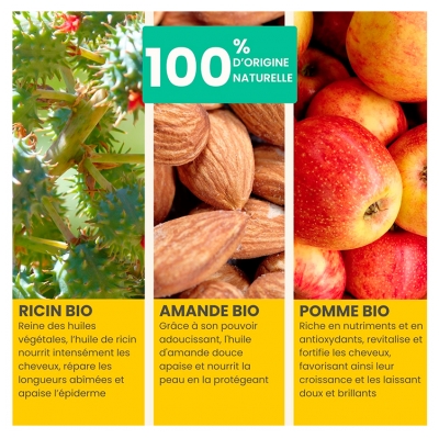 Pulpe de Vie Shampoing Hydratant Doux Pomme Bio 400 ml