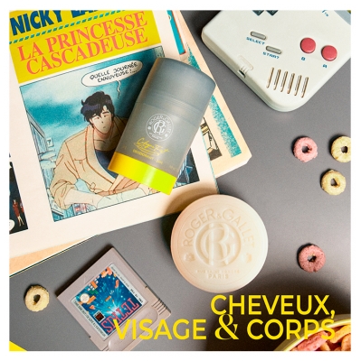 Roger & Gallet Cologne Twist Pain Nettoyant Corps Visage et Cheveux 100 g