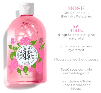 Roger & Gallet Rose Gel Douche Bienfaisant 500 ml