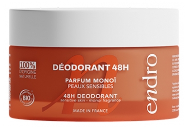 Endro Déodorant 48H Monoï Bio 50 g