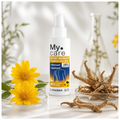 3C Pharma Mycare Massage Chaleur Durable Spray 100 ml