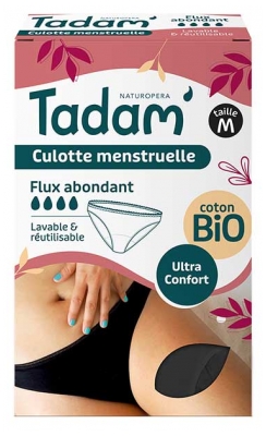 Tadam' Braguitas Menstruales Flujo Abundante - Tamaño: M
