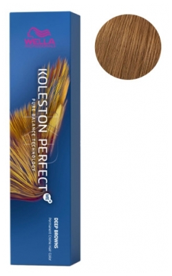Wella Coloração Koleston Perfect Deep Browns 60 ml - Cor: 8/7 Louro claro Castanho