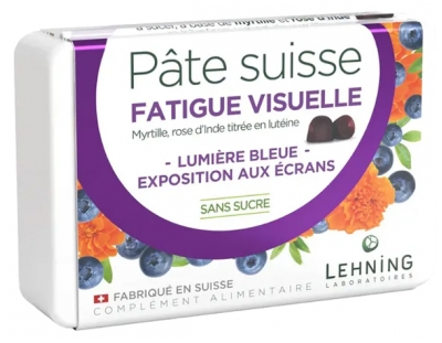 Laboratoires Lehning Schweizer Paste Visuelle Müdigkeit 40 Gummis