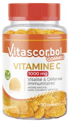 Vitascorbol Vitaminas C 1000 mg 30 Guminukai