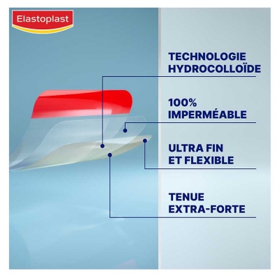 Elastoplast Second Skin Protection Hydrocolloïde S 10 Pansements