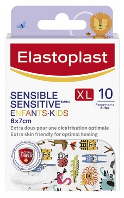 Elastoplast Gevoelige Huid Kinderen 10 XL Pleisters