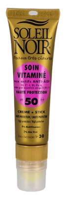 Soleil Noir Vitamined Care Cream SPF50 20ml + Stick SPF30 2g