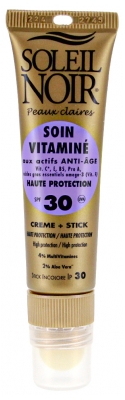 Soleil Noir Tratamiento Vitamínico Crema SPF30 20 ml + Barra SPF30 2 g