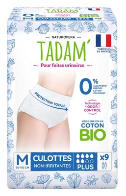 Tadam' Broekjes voor Urineverlies Plus Maat M 9 Broekjes
