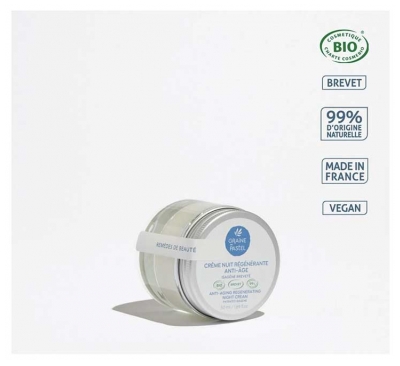 Graine de pastel Crème Nuit Régénérante Anti-Âge Bio 50 ml