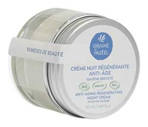 Semente de Pastel Creme de Noite Regenerador Antienvelhecimento Bio 50 ml